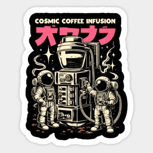 Cosmic Coffee Infusion Sticker